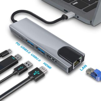 TYPEC-HDM-USB-LAN-C